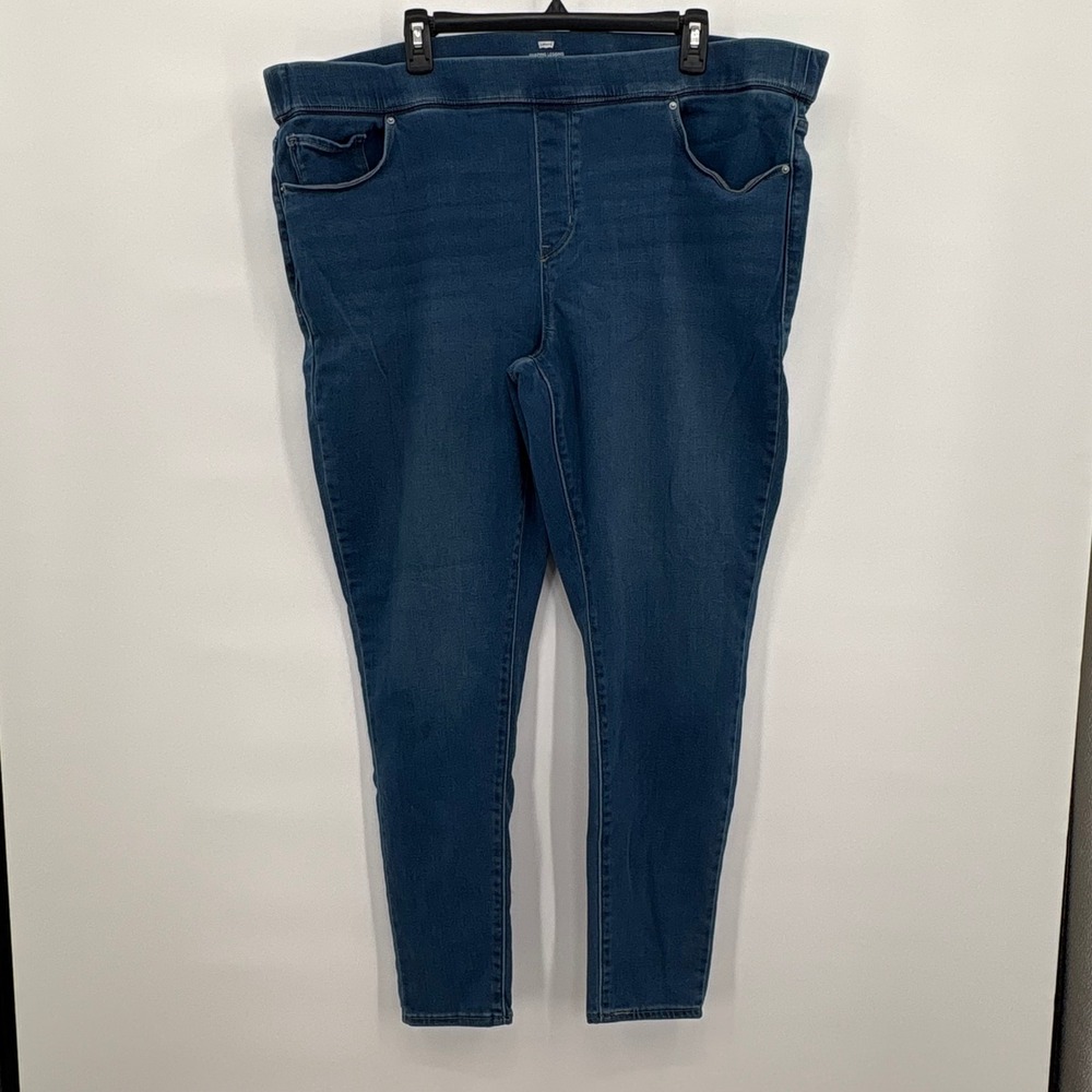 Levis Shaping Legging Womens 24M Medium Wash‎ Blue Pull On Skinny Jeans